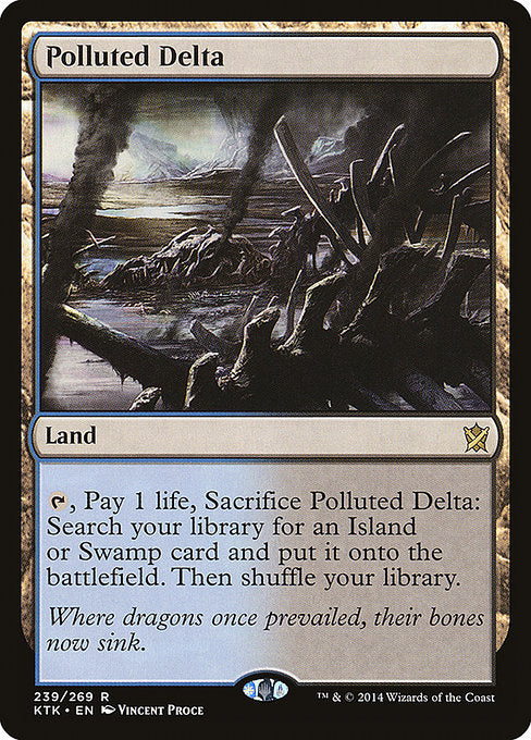 Polluted Delta - Khans of Tarkir #239