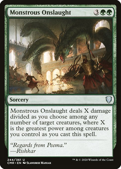 Monstrous Onslaught - Commander Legends #244
