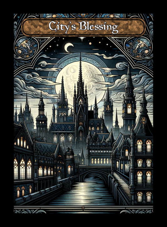 Citys Blessing Stained Glass Token