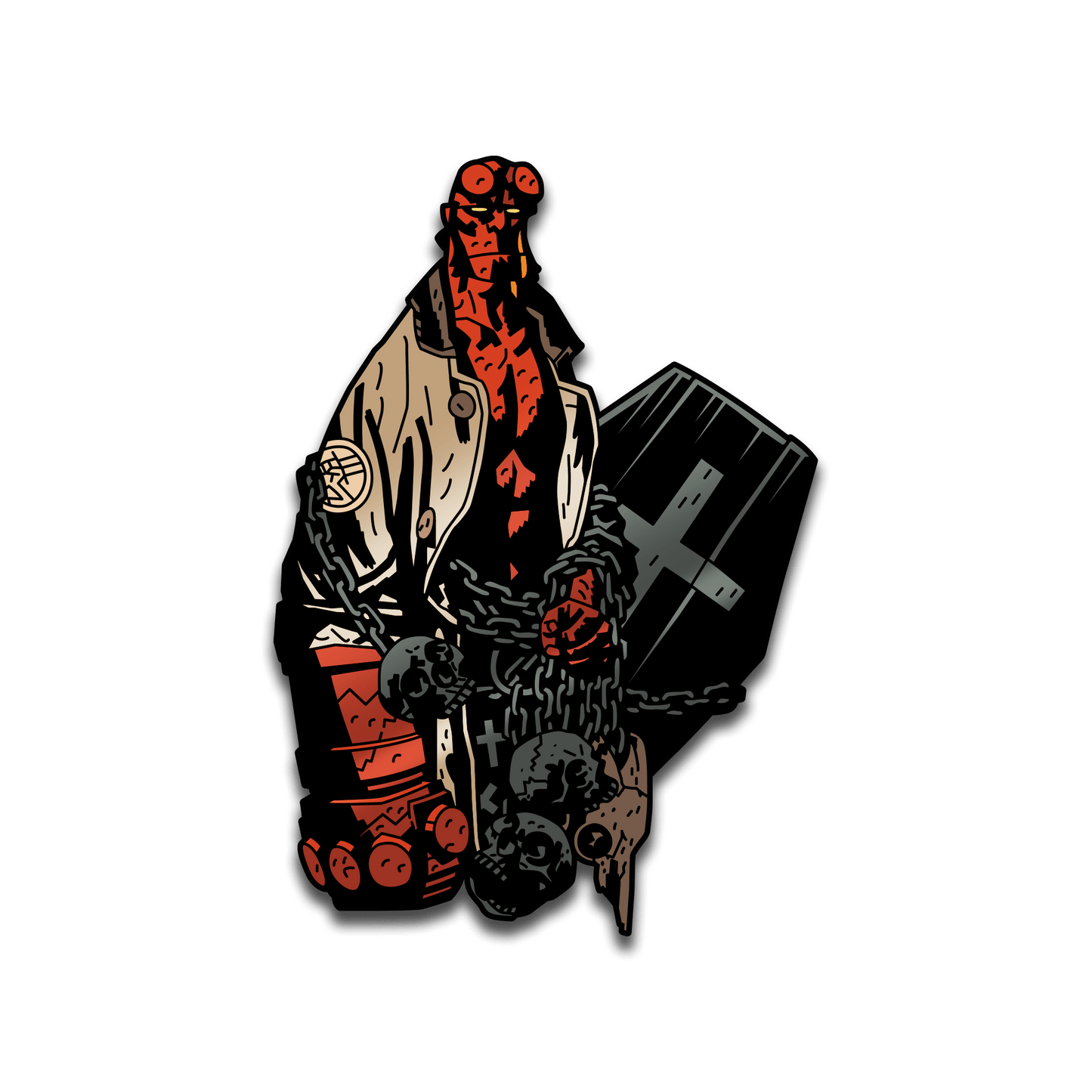Limited Edition Hellboy - The Chained Coffin and Others AR Pin