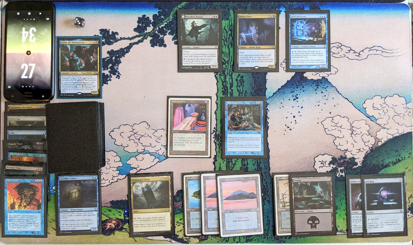 Mishima Pass In Kai Province 14" X 24" Gaming Playmat for CCG and other tabletop games