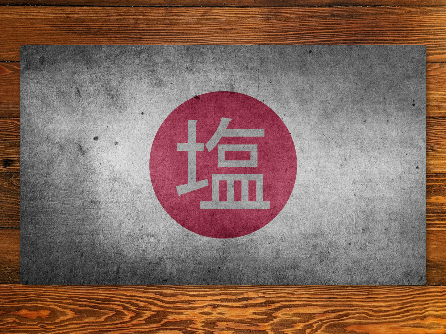 Japanese Salt Kanji 14" X 24" Tabletop Card Game Playmat