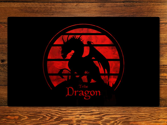 Dragon Tribe 14" X 24" Playmat For Ccg And Other Tabletop Board Games