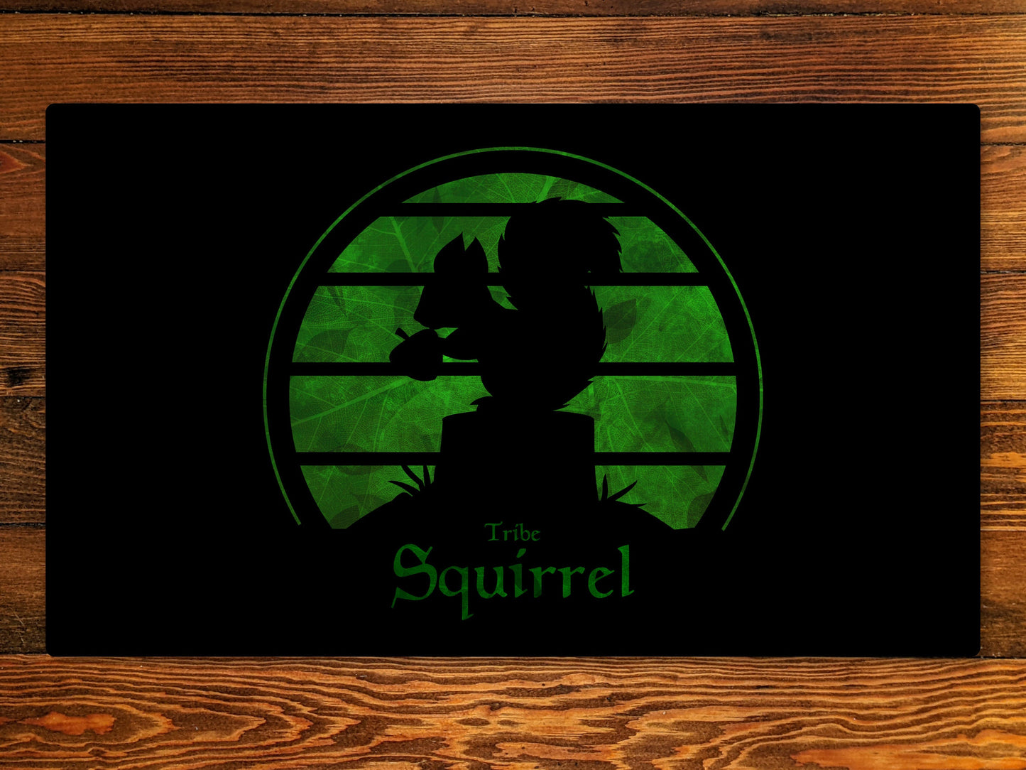 Squirrel Tribe 14" X 24" Playmat For Ccg And Other Tabletop Board Games