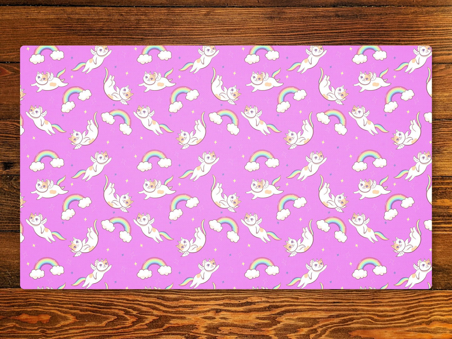 Caticorn 14" X 24" Playmat For Edh and Commander And Other Tabletop Card Games