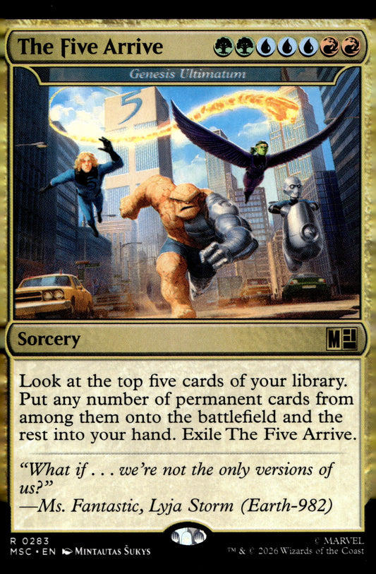 The Five Arrive - Genesis Ultimatum - recvr26YF7qCJDGfr #283