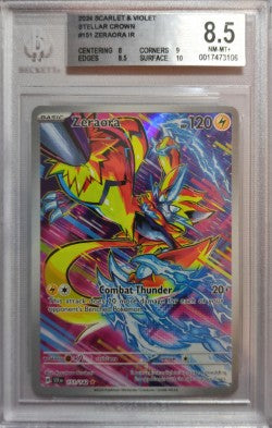 Zeraora - 151/142 - SV07: Stellar Crown (SV07) BGS 8.5