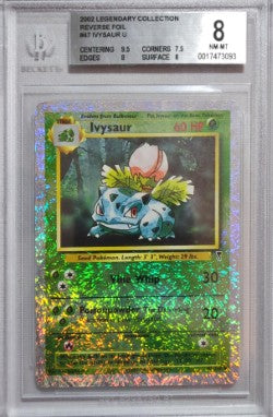 Ivysaur - Legendary Collection (LC) Reverse Holofoil BGS 8